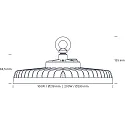 SLV Proyector de naves potente ECOTECH HIGHBAY IP65, negro mate 