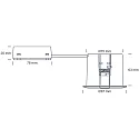 SLV recessed luminaire QUICK INSTALL G2 round, set of 10 GU10 IP44, brushed aluminium 