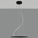 Suspensión pendular LISBOA 80 - ON-OFF / TRIAC - 250CM 3 veces, negro mate