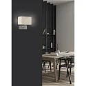ACB wall luminaire ROMEO 16/3971 E27 IP20, nickel matt