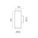 Luminaria de pared LUX 16/3989-2 IP20