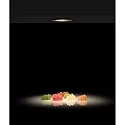 ACB Luminaria empotrable para techos DOT IP20, negro 