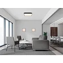 ACB Luminaria de techo OPORTO 3973/40 con difusor IP20, negro