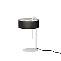 Luminaria de mesa CLIP 8178 con interruptor E27 IP20, blanco