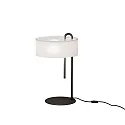 Luminaria de mesa CLIP 8178 con interruptor E27 IP20, negro