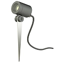 Luminaria con pincho PLUG-N-PLAY / GU10 PAR16 con portalámpara GU10 IP54, antracita