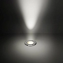 Albert Luminaria empotrable en suelo PLUG-N-PLAY / GU10 PAR16 con portalámpara GU10 IP67, acero inoxidable