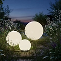 Luminaria de bola PLUG-N-PLAY Ø 300MM con portalámpara E27 IP65, antracita, abigarrado