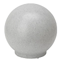 Luminaria de bola PLUG-N-PLAY Ø 400MM con portalámpara E27 IP65, gris claro, abigarrado