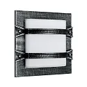 Luminaria de pared para exteriores TYPE NO 6262 doble, con tapa E27 IP44, negro regulable