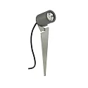 Ground spike spot Type No. 2399, IP44, for GU10 PAR16 (LED), swiveling,cast alu anthracite glass clear, connector cable