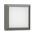 Luminaria de pared y techo TYPE NO 6561 cuadrado, regulable, resistente a los impactos, medio IP54, antracita regulable