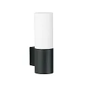 Luminaria de pared para exteriores TYPE NO 0277 cilíndrico, regulable IP54, negro mate regulable