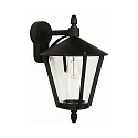 Luminaria de pared para exteriores TYPE NO 1816 abajo, angular E27 IP44, negro mate regulable