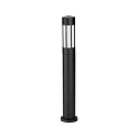 Luminaria para balizas TYPE NO 2249 cilíndrico E27 IP44, negro mate regulable