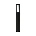 Luminaria para balizas TYPE NO 2266 angular E27 IP44, negro mate