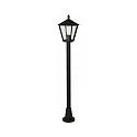 Luminaria de caminos TYPE NO 4129 E27 IP44, negro mate regulable