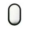 Luminaria de pared y techo TYPE NO 6037 E27 IP44, negro mate regulable