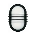 Luminaria de pared y techo TYPE NO 6046 E27 IP44, negro mate regulable