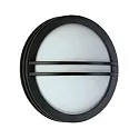 Luminaria de pared y techo TYPE NO 6105 redondo E27 IP44, negro mate regulable