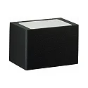 LED Outdoor Wall luminaire Type No. 6367, 2-sided, square, IP44, width 15cm, 2x LED 5.8W 430lm, cast alu, glass, black matt