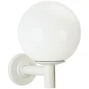 Luminaria de pared para exteriores TYPE NO 0801 redondo, medio E27 IP44, blanco regulable