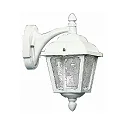 Luminaria de pared para exteriores TYPE NO 1813 abajo, angular E27 IP44, blanco regulable