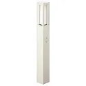 Luminaria para balizas TYPE NO 2066 angular, con detector de movimiento E27 IP44, blanco