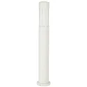 Luminaria para balizas TYPE NO 2249 cilíndrico E27 IP44, blanco mate regulable
