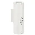 Outdoor Wall spot Type No. 2481 with motion detector - 2-sided, wide/wide, IP44, 2x GU10 PAR16 50W, rigid, white matt