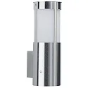 Luminaria de pared para exteriores TYPE NO 0324 cilíndrico E27 IP44, acero inoxidable regulable