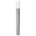Luminario de bolardo TYPE NO 3078 con detector de movimiento, con sensor de luminosidad E27 IP54, plata 