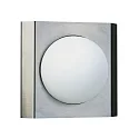 Luminaria de pared para exteriores TYPE NO 6112 angular, redondo E27 IP44, acero inoxidable regulable