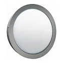 Luminaria de pared y techo TYPE NO 6174 redondo E27 IP44, acero inoxidable regulable