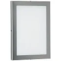Luminaria de pared y techo TYPE NO 6350 grande, angular IP54, acero inoxidable regulable