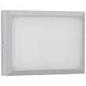Luminaria de pared y techo TYPE NO 6403 lang, regulable, resistente a los impactos IP54, plata mate regulable