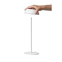 Lámpara de mesa a pilas LT LED FLOAT con conexión USB, regulable IP55, blanco regulable