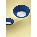 Luminaria de techo BELL 060 E27 IP20, azul regulable