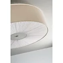 Luminaria de techo PL SKIN 070 con tapa E27 IP20, beige, blanco regulable