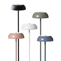 Axolight Lámpara de pie a pilas PL LED FLOAT con conexión USB, regulable IP55, blanco regulable