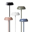 Axolight Lámpara de pie a pilas PL LED FLOAT con conexión USB, regulable IP55, azul, blanco regulable
