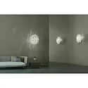 Pendant luminaire SP AURA 45, E27, IP20, Murano glass, white