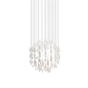 Pendant luminaire SP AURA 60, E27, IP20, Murano glass, white
