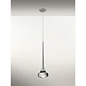 Axolight Recessed LED pendant luminaire SP FAIRY I, 6.2W, 2700K, 565lm, IP20, chrome, clear glass
