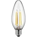 HWH Blulaxa LED Filament Lamp Candle 4,5W E27 warmwhite, glass (clear) CRI > 90