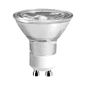 BLULAXA® LED Reflector lamp, GU10, 4W 2700K 345lm 36°, warmwhite, halogen optics, silver