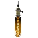 HWH LED Tube lamp T65, 5W, E27, 250lm, 1800K, glass gold VSS, 275 x 65 mm