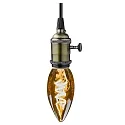 HWH LED Lamp candle, 2,5W, E14, 125lm, 1800K, glass gold VSS