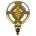 LED Lamp Globe G200, 8,5W, E27, 500lm, 1800K, glass gold CRO
