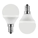 LED Lamp drop DOUBLE PACK, 5W (40W), E14, 470lm, 2700K